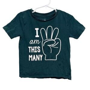 Third Birthday Shirt I Am This Many 3 Years Old Size 3T